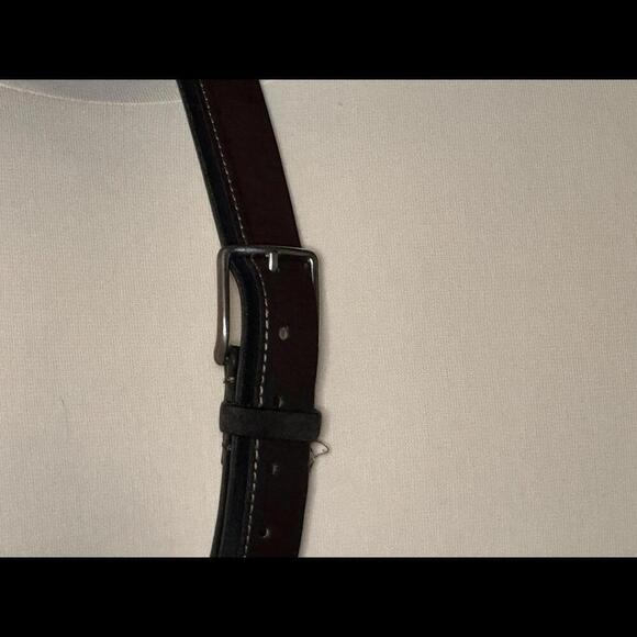 Massimo Dutti two-tone leather and suede belt Size 38 - Picture 2 of 6